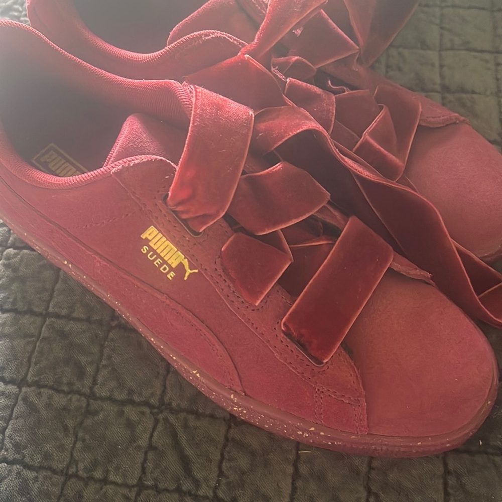 Puma Suede Winter Velvet Tibetan Red